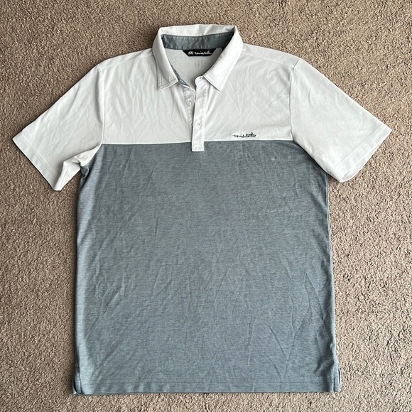 Travis Matthew See Ya Polo Grey White Block - Picture 3 of 11